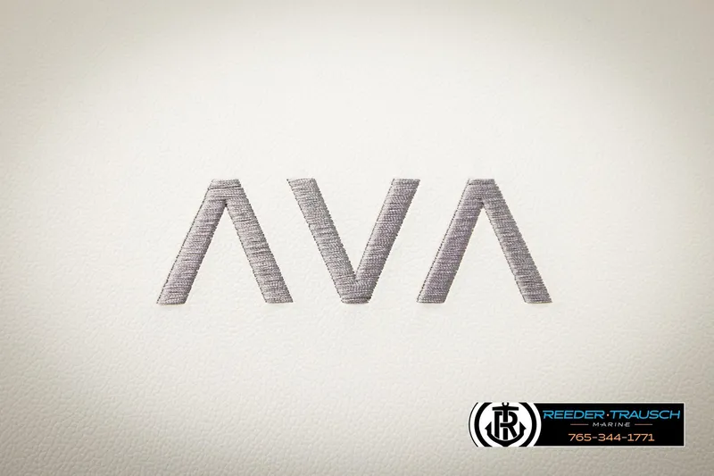 Slide: The Image of Avalon VLS QL 2026 logo on white background, Reeder-Trausch Marine branding. - 37