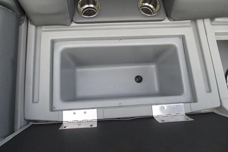 Slide: The Image of Built-in storage compartment on 2026 Bentley Pontoons Legacy 240 Navigator boat. - 27