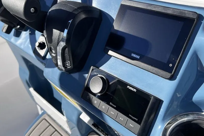 Slide: The Image of Control panel of 2026 Tidewater 2300 Carolina Bay boat with Yamaha display. - 13
