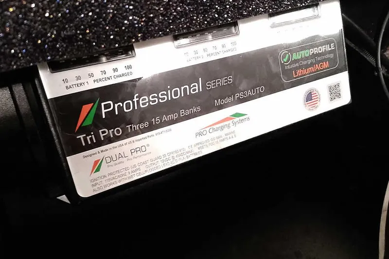 Slide: The Image of Professional Series battery charger, Tri Pro 15 Amp, Model PS3AUTO, for Ranger Z185 2025. - 26