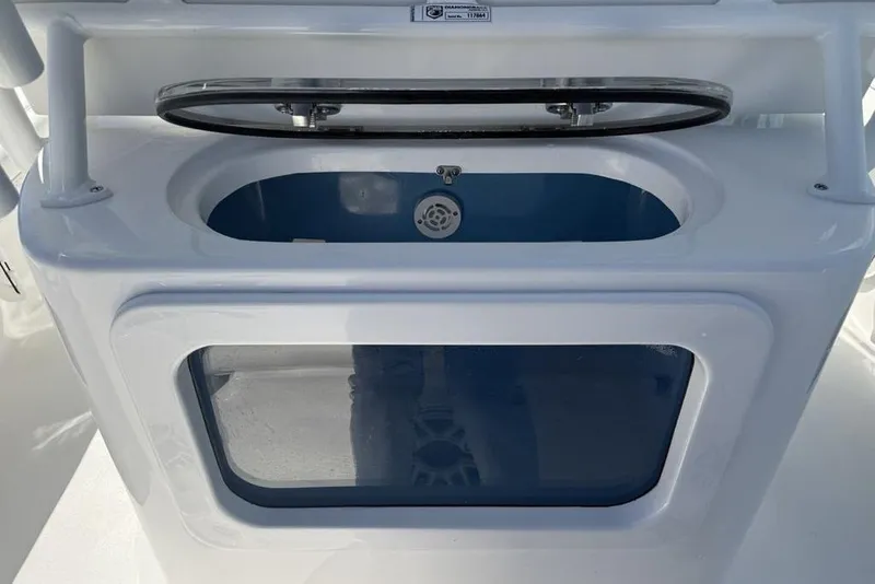 Slide: The Image of Livewell on 2026 Tidewater 2500 Carolina Bay boat, featuring a sleek design. - 37