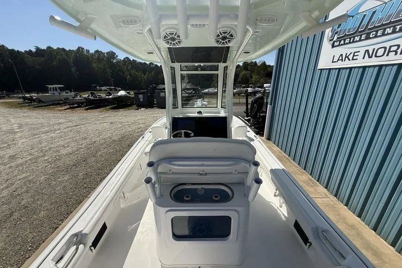 Slide: The Image of 2026 Tidewater 2500 Carolina Bay boat at marine center, interior view. - 38