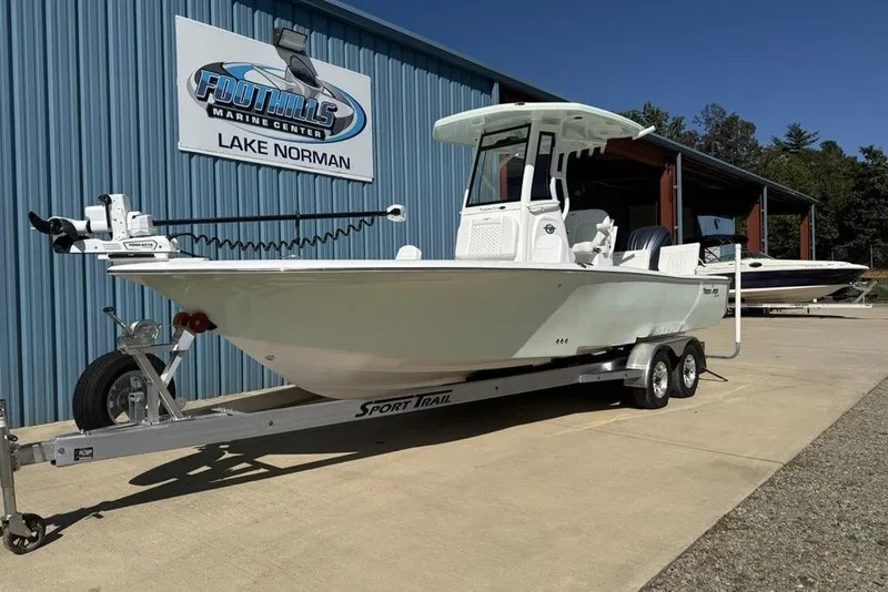 Slide: The Image of 2026 Tidewater 2500 Carolina Bay boat on trailer at Foothills Marine Center. - 5