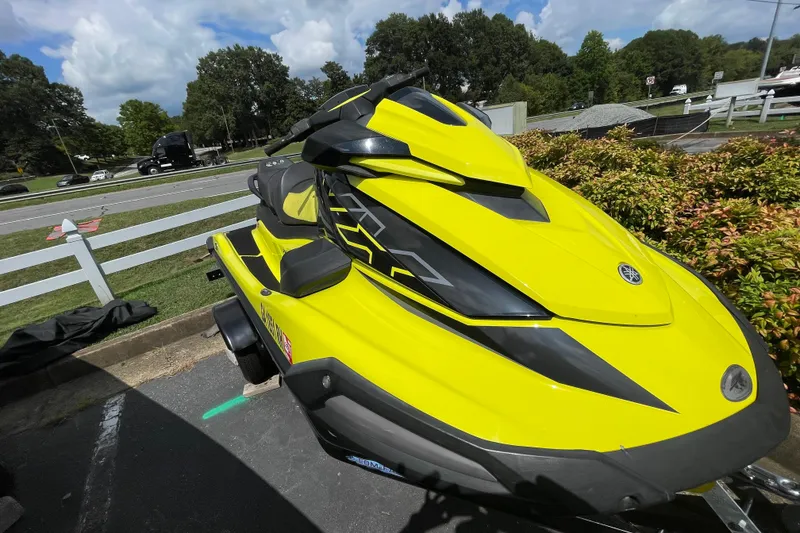 The Image of Bright yellow 2021 Yamaha WaveRunner VX Cruiser HO parked outdoors. - 0