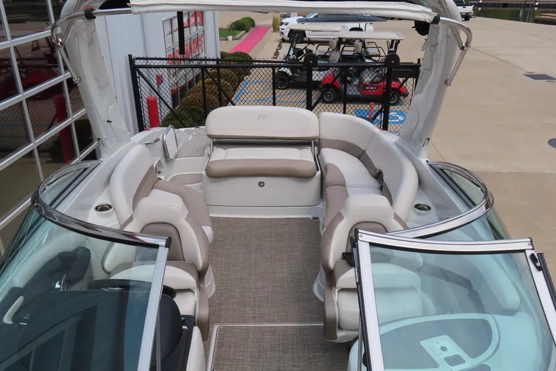 Slide: The Image of 2019 C 285ss boat interior with spacious seating and modern design. - 15
