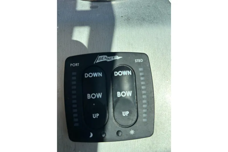 Slide: The Image of Control panel of a 2008 Formula 34 Performance Cruiser with Raymarine equipment. - 66