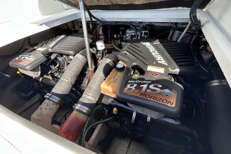 Slide: The Image of 2008 Formula 34 Performance Cruiser interior with sink and cup holders. - 78