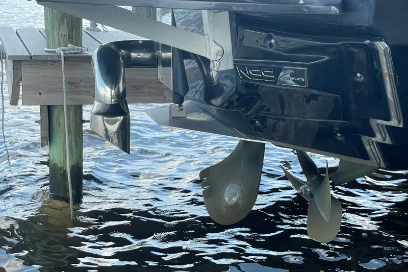 Slide: The Image of 2016 Nautique Super Air Nautique G23 Coastal Edition boat propeller and NSS system. - 11