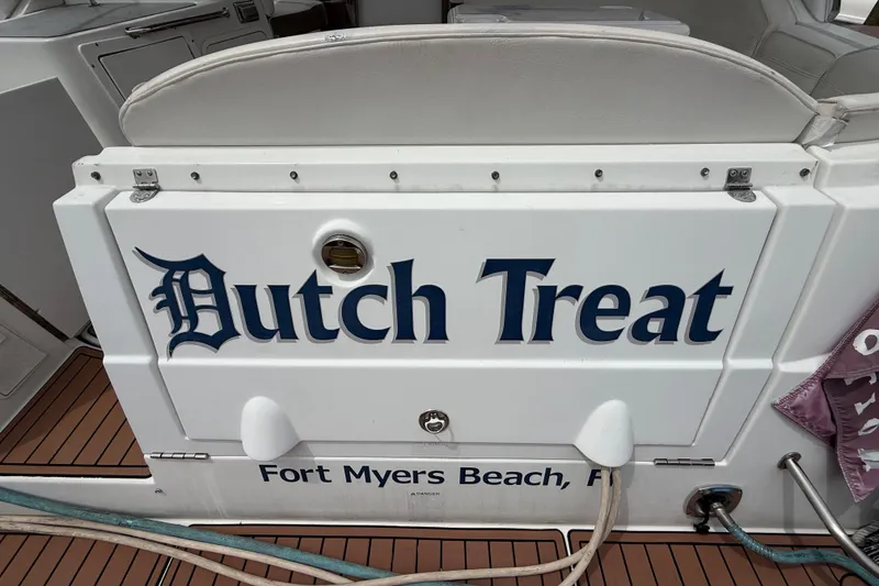Slide: The Image of 2008 Cruisers Yachts 330 Express named "Dutch Treat" at Fort Myers Beach, Florida. - 5
