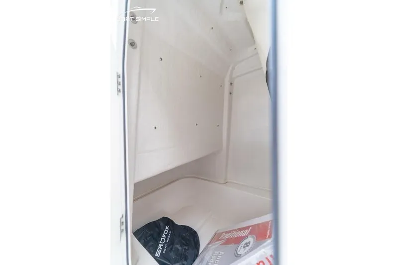 Slide: The Image of Interior storage compartment of 2026 Sea Fox 228 Commander boat. - 15