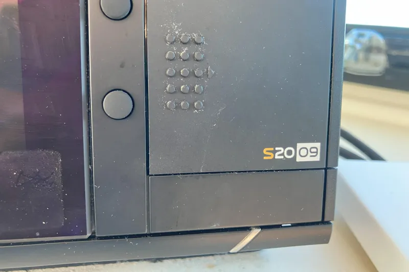 Slide: The Image of Close-up of a Parker 2520 Sport Cabin 2001 control panel with buttons and S2009 label. - 25