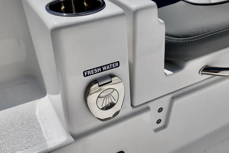 Slide: The Image of Fresh water access on 2026 NauticStar 251 Hybrid boat, featuring sleek design and functionality. - 15