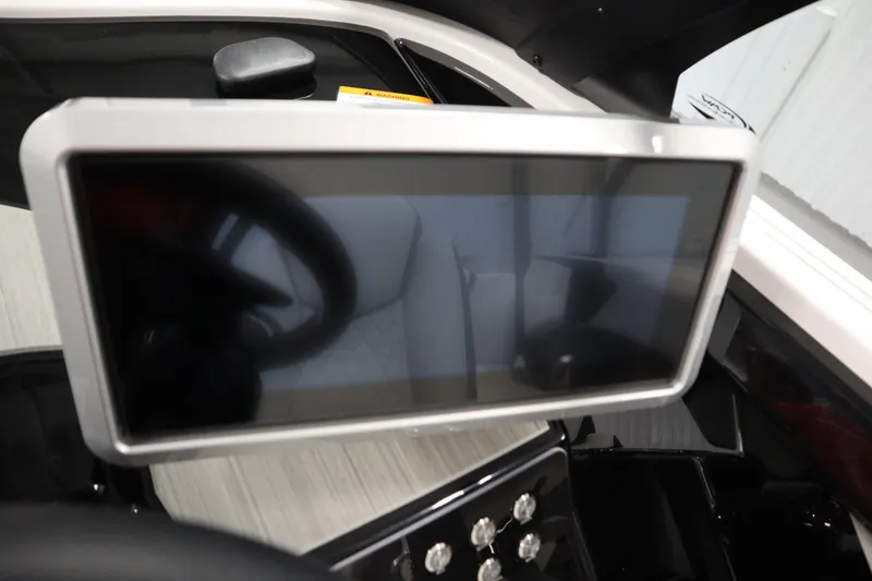 Slide: The Image of Touchscreen display on 2026 Yamaha Boats 222SD dashboard, showcasing modern navigation technology. - 23
