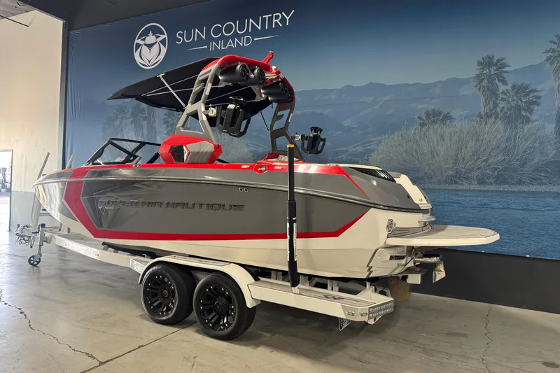 Slide: The Image of 2019 Nautique Super Air Nautique G23 boat on trailer at Sun Country Inland showroom. - 3