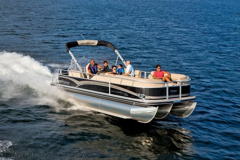 Slide: The Image of Sun Tracker Party Barge 254 XP3 2013 - 13