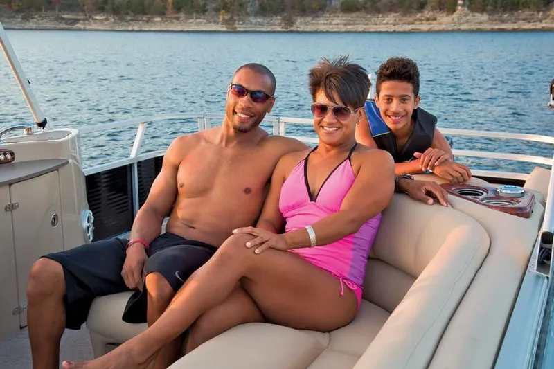 Slide: The Image of Sun Tracker Party Barge 254 XP3 2013 - 24