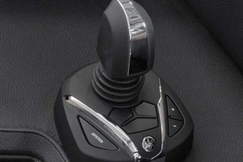 Slide: The Image of Joystick control of 2026 Yamaha Boats 295SD, featuring sleek design and advanced functionality. - 6