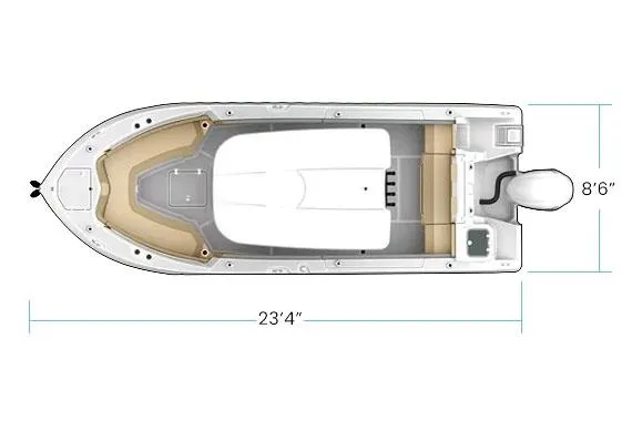Slide: The Image of 2026 NauticStar 242L Offshore boat interior wiring and components. - 11