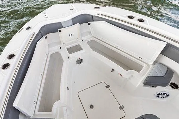 Slide: The Image of Livewell on 2026 NauticStar 242L Offshore boat, featuring a sleek design. - 5