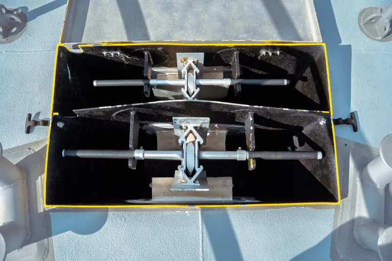 Slide: The Image of Close-up of mechanical components on a 2004 Kvichak Marine Industries Pilot boat. - 22