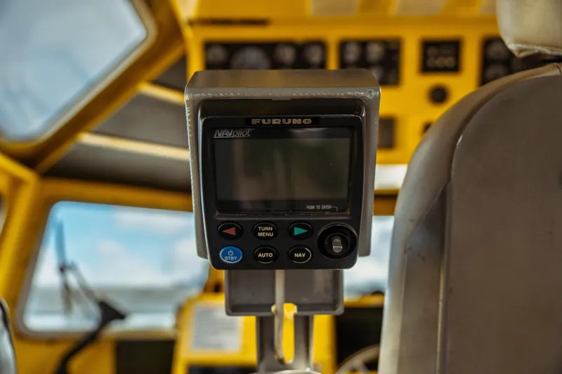 Slide: The Image of Furuno NAVpilot in 2004 Kvichak Marine Industries Pilot boat cockpit. - 26
