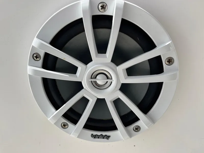Slide: The Image of Infinity marine speaker on 2005 Strike 35 Sportfisherman boat. - 12