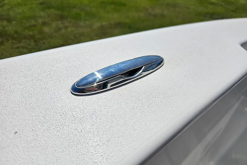 Slide: The Image of Close-up of a 2026 Sea Pro 242 Center Console Sport boat cleat. - 35