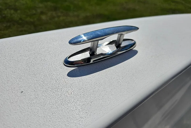 Slide: The Image of Chrome cleat on 2026 Sea Pro 242 Center Console Sport boat deck. - 36