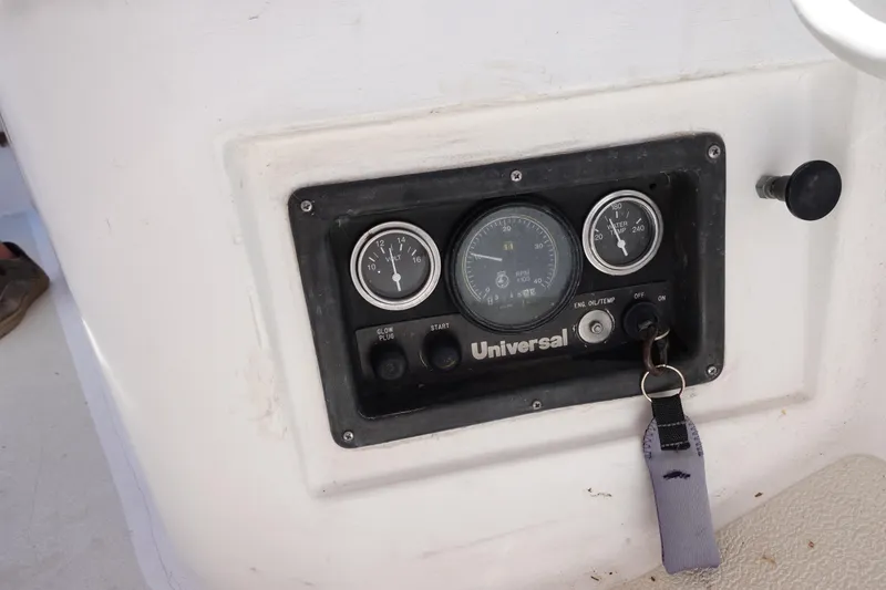 Slide: The Image of Control panel of a 1987 Tartan Marine by Sparman Stephens 40 sailboat. - 12