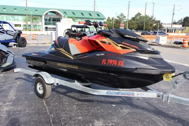 Slide: The Image of Sea-Doo RXP-X 300 Black And Lava Red 2019 - 8