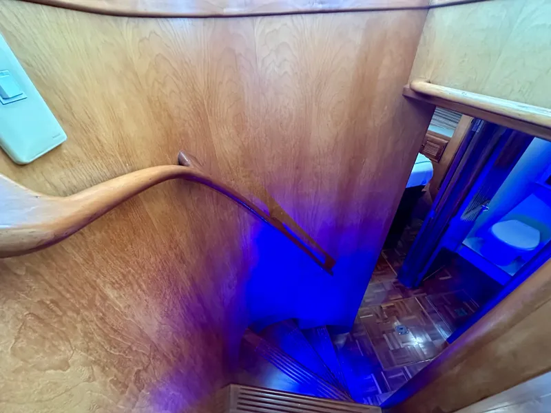 Slide: The Image of Electrical panel inside a 1999 Kadey-Krogen 39 boat, featuring DC and AC systems. - 25