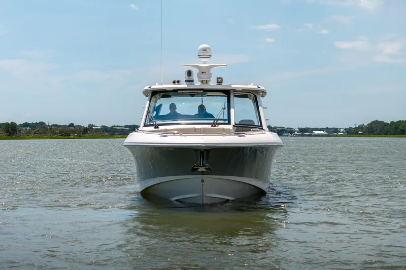 Slide: The Image of Boston Whaler 380 Realm- Profile - 2