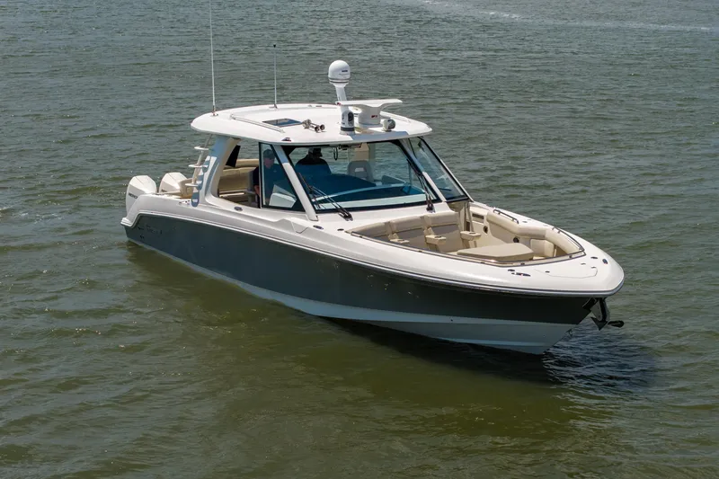 Slide: The Image of Boston Whaler 380 Realm- Profile - 3