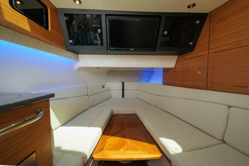 Slide: The Image of Boston Whaler 380 Realm- Cabin - 32