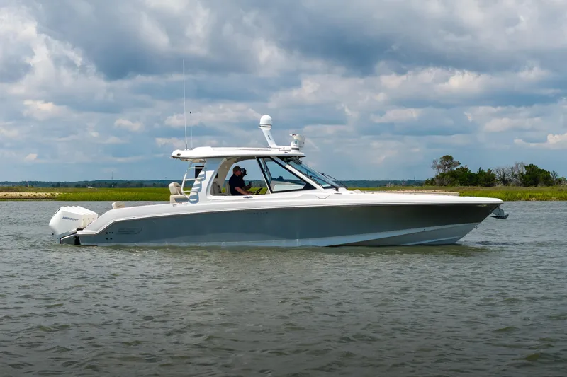 Slide: The Image of Boston Whaler 380 Realm- Profile - 4