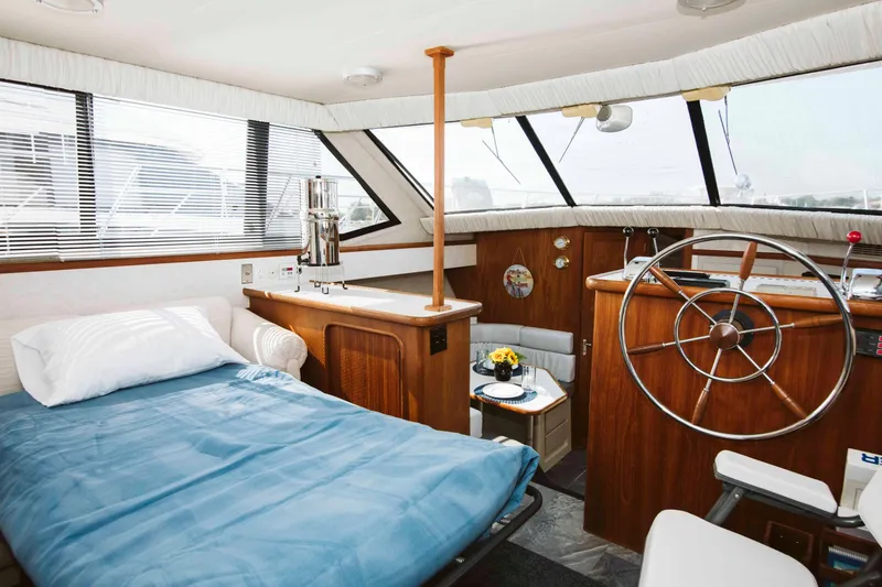 Slide: The Image of Kohler generator in 1991 Carver 36 Aft Cabin Motor Yacht engine room. - 16