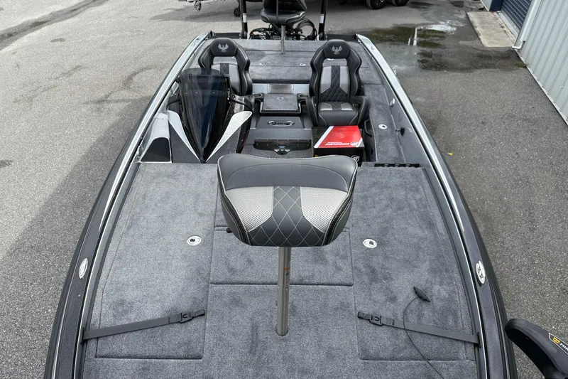 Slide: The Image of 2026 Phoenix 920 ELITE X II boat on trailer in outdoor setting. - 5