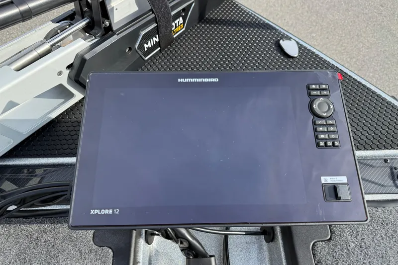 Slide: The Image of Humminbird Xplore 12 fish finder on Phoenix 920 Elite X, 2026 model. - 11