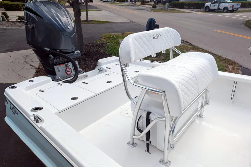 Slide: The Image of Electrical wiring and fuse boxes in a 2026 BlackJack 224 boat model. - 13