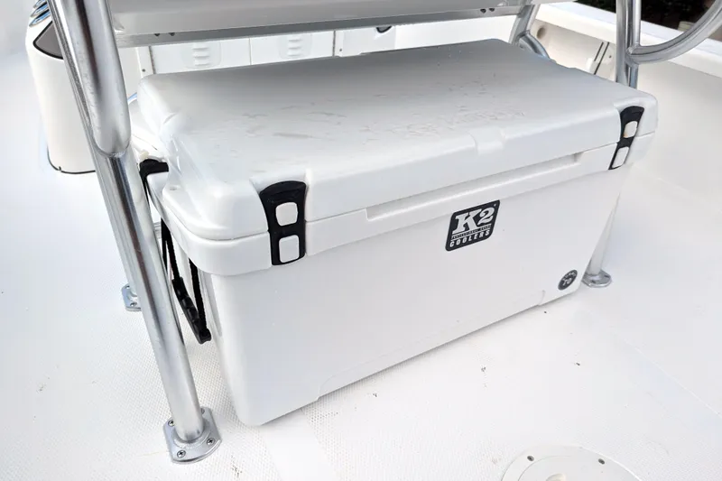 Slide: The Image of Bow of 2026 BlackJack 224 boat with anchor compartment, top view. - 23