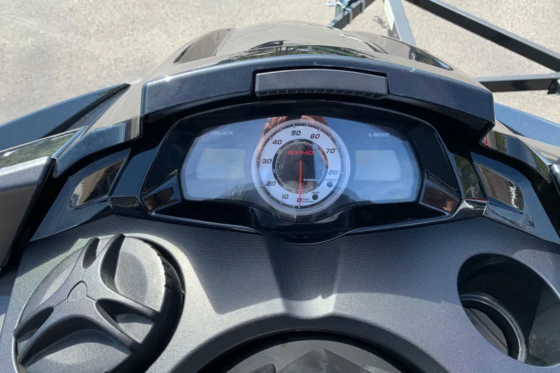 Slide: The Image of Dashboard of a 2018 Yamaha WaveRunner FX Cruiser HO, featuring speedometer and controls. - 5