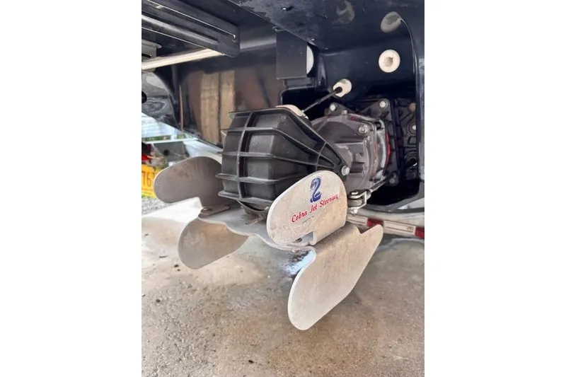 Slide: The Image of Close-up of a 2013 Yamaha AR192 boat jet drive system. - 33