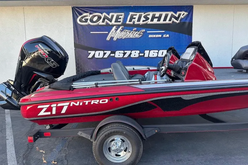 Slide: The Image of 2024 Nitro Z17 boat with Mercury engine at Gone Fishin' Marine, Dixon, CA. - 7