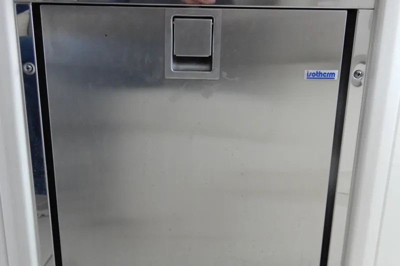 Slide: The Image of Stainless steel Isotherm fridge on 2016 Chaparral 310 Signature boat. - 22