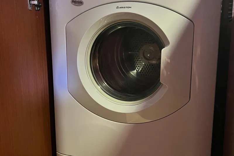 Slide: The Image of Front-loading washing machine on a 2014 Beneteau Swift Trawler 50 yacht. - 45