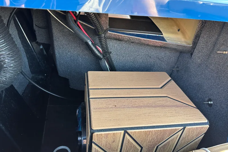 Slide: The Image of 2022 Moomba Makai interior wiring and component detail. - 16