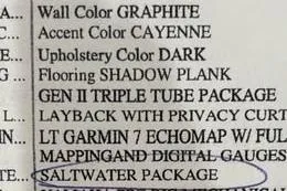 Slide: The Image of Text detailing features of Qwest RLS 822, 2023 model, including colors and packages. - 6