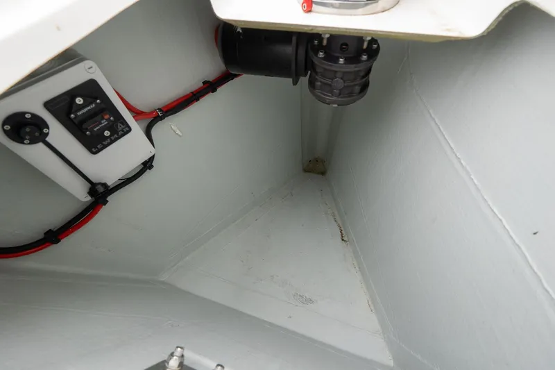 Slide: The Image of Interior view of 2026 J Boats J/40 sailboat, showcasing electrical components and wiring. - 21