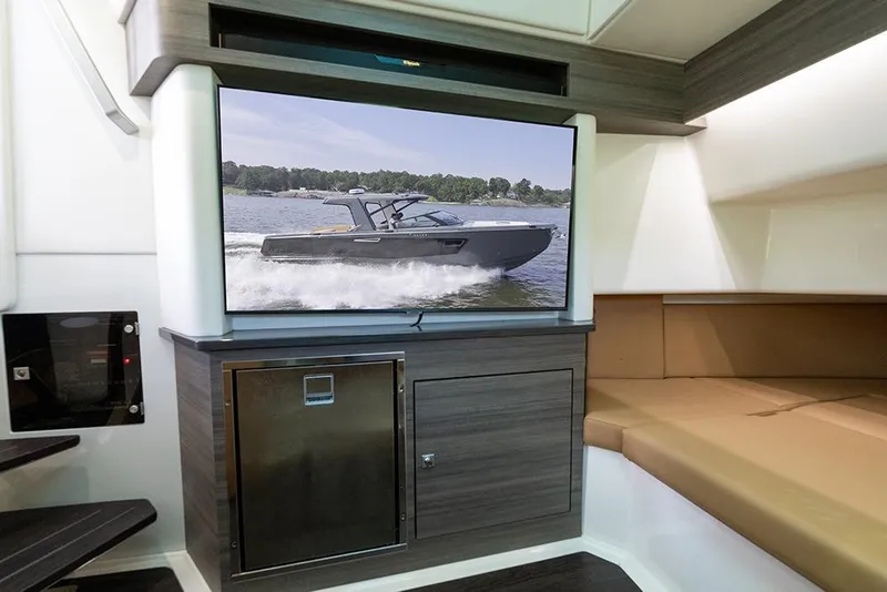 Slide: The Image of Entertainment center in the cabin - 34