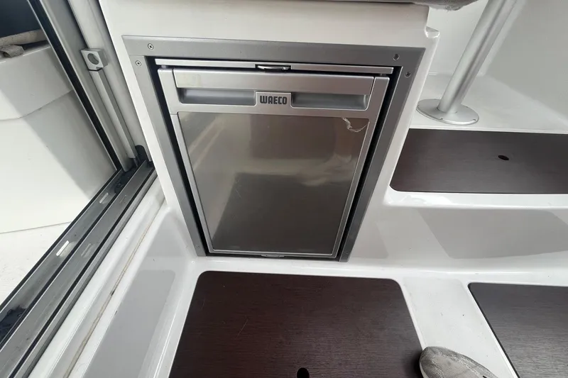 Slide: The Image of Jeanneau Merry Fisher - Galley Fridge - 4